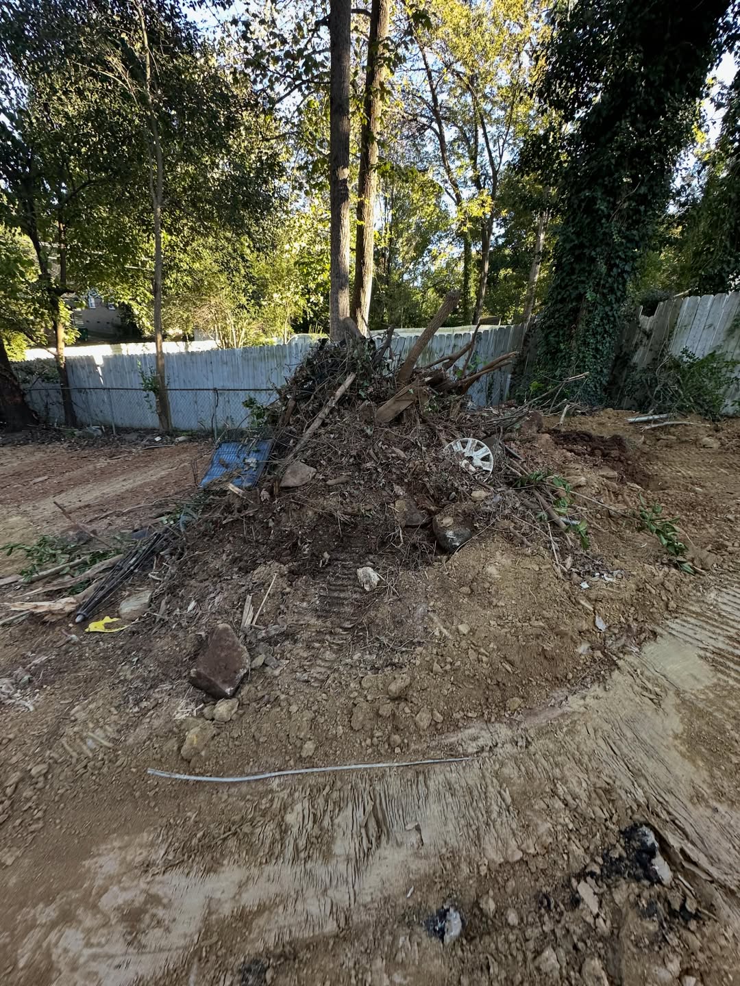 Debris pile & lot cleanup — Charlotte, NC