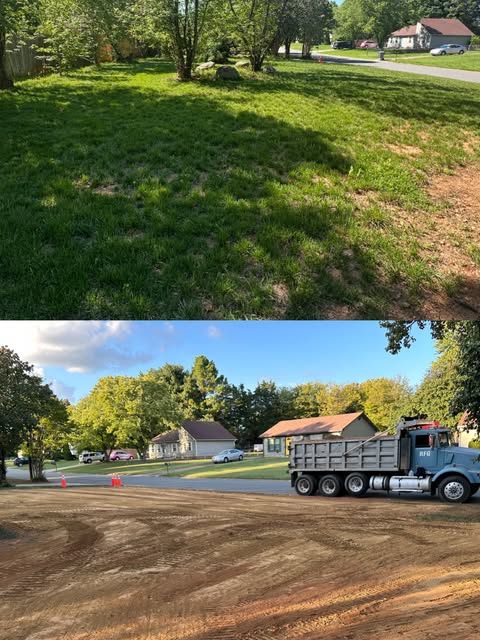 Lot prep — before & after — Charlotte metro